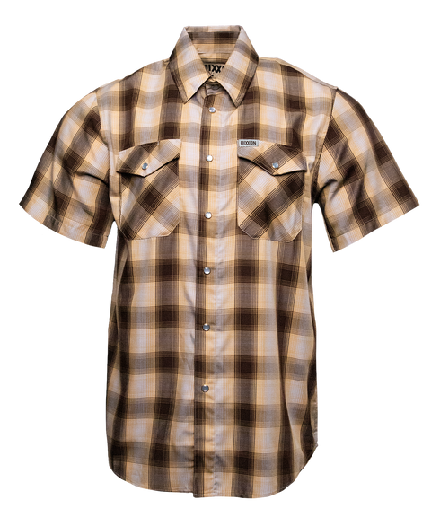DODGE CITY BAMBOO SHORT SLEEVE BUTTON UP - MENS